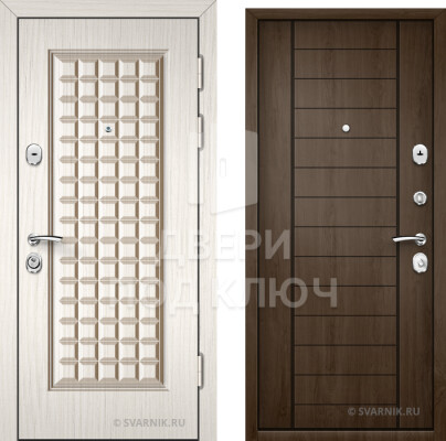 Входная металлическая наружная дверь в коттедж ДПК-10889