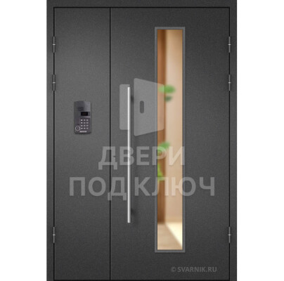 Входная дверь в подъезд со стеклом ДПК-13757